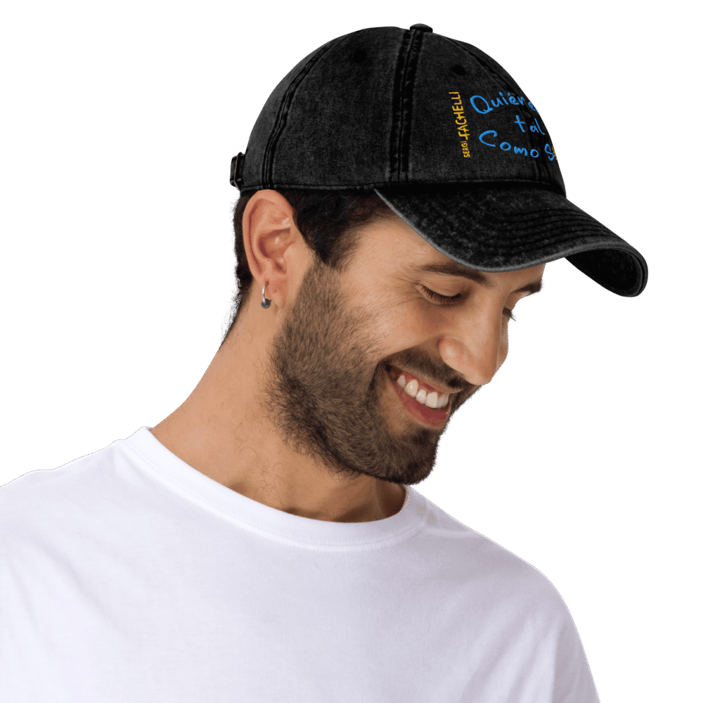 Gorra vintage #QuiéremeTalComoSoy