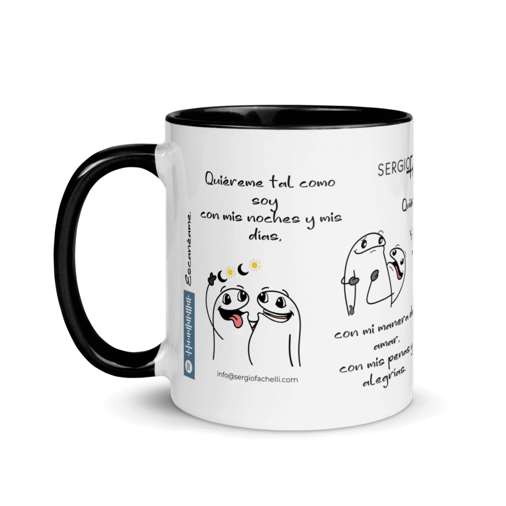 Taza #QuieremeTalComoSoy