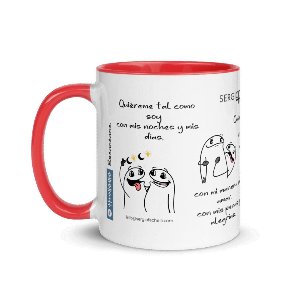 Taza #QuieremeTalComoSoy