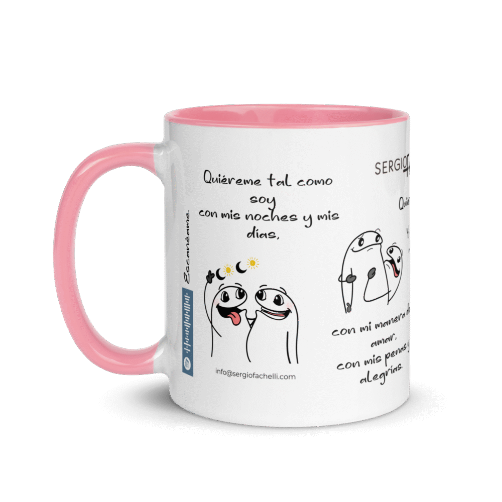 Taza #QuieremeTalComoSoy