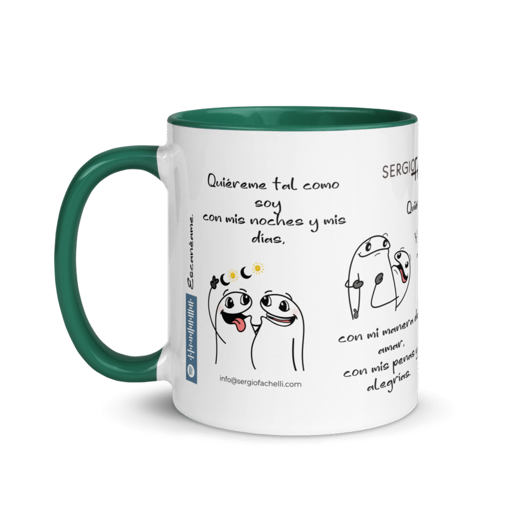 Taza #QuieremeTalComoSoy