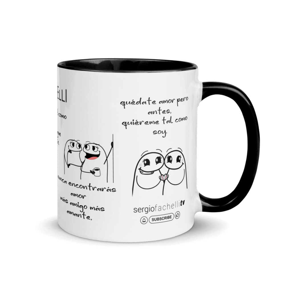 Taza #QuieremeTalComoSoy