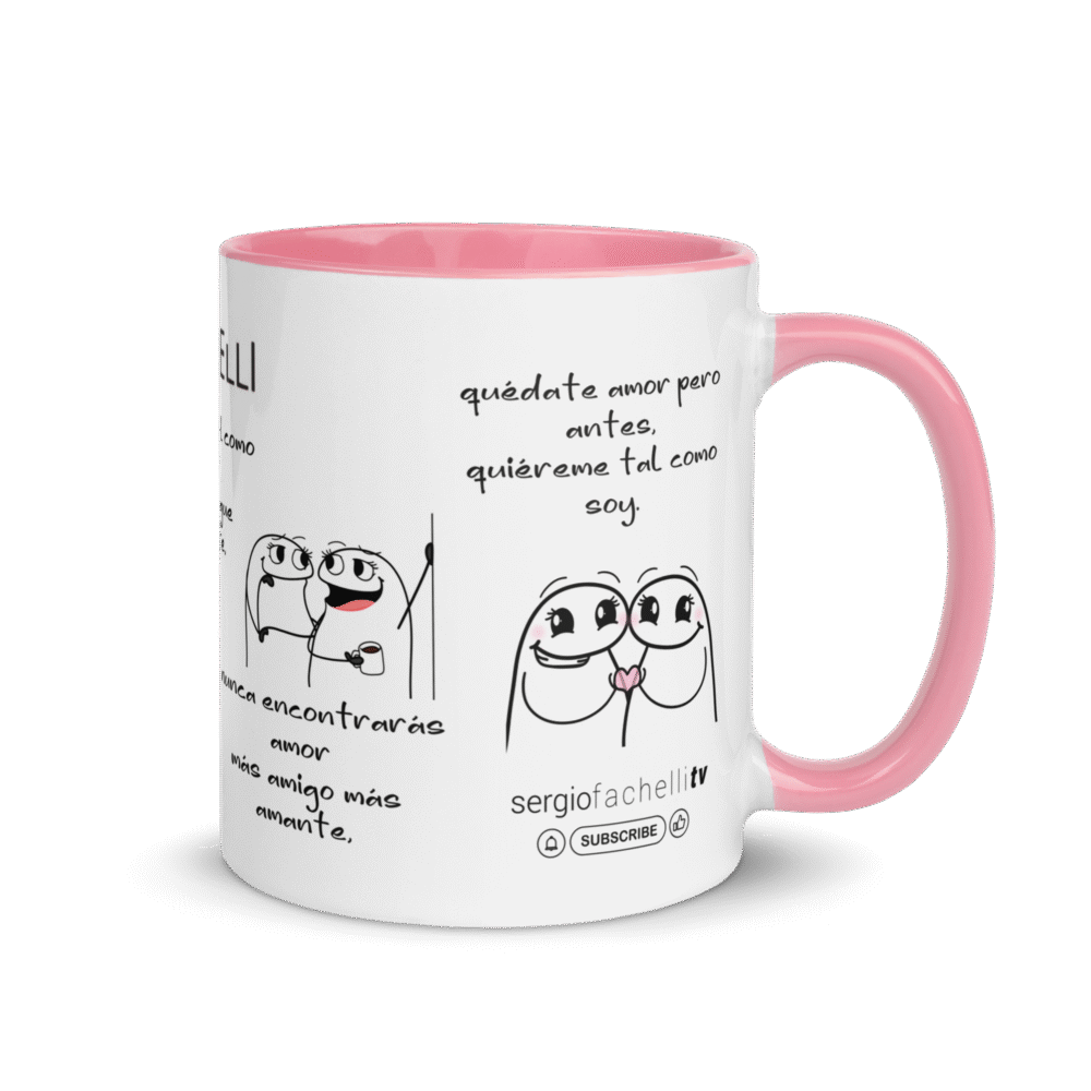 Taza #QuieremeTalComoSoy