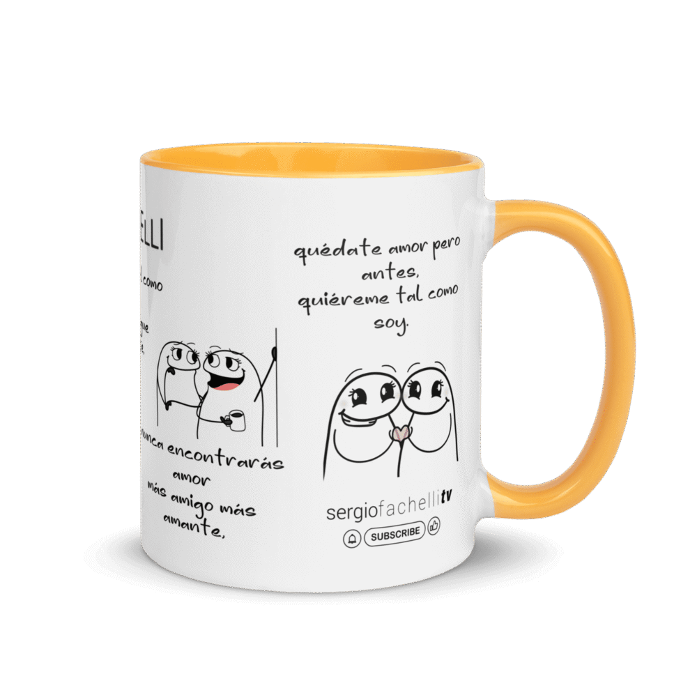 Taza #QuieremeTalComoSoy