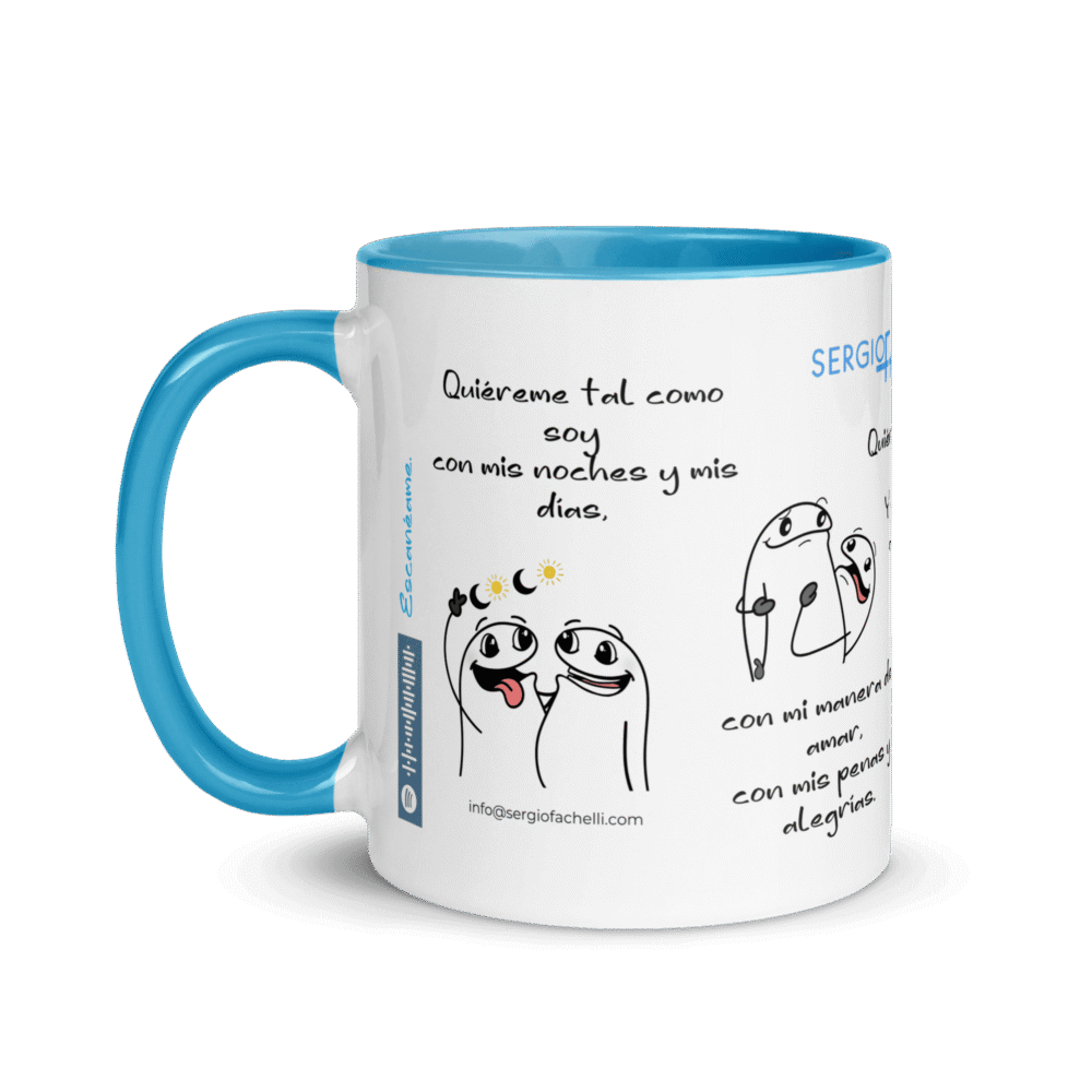 Taza #QuieremeTalComoSoy